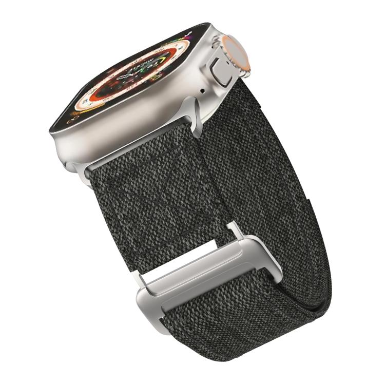 Kalebol Canvas Pattern Nylon Loop Strap, For Apple Watch 46mm / 49mm / 45mm / 44mm, For Apple Watch 42mm / 41mm / 40mm / 38mm