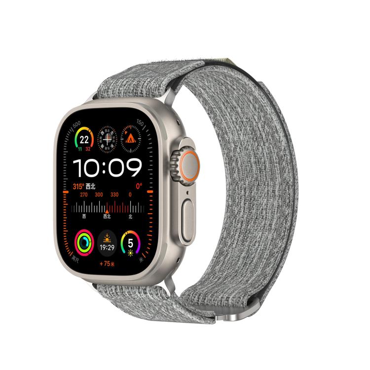 Kalebol Canvas Pattern Nylon Loop Strap, For Apple Watch 46mm / 49mm / 45mm / 44mm, For Apple Watch 42mm / 41mm / 40mm / 38mm