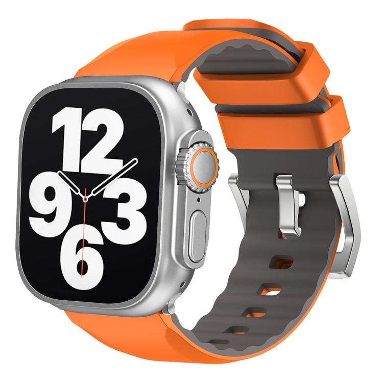 Kalebol Contrast Two-tone Silicone Strap, For Apple Watch 46mm / 49mm / 45mm / 44mm, For Apple Watch 42mm / 41mm / 40mm / 38mm