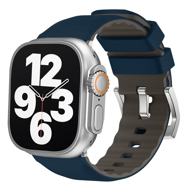 Kalebol Contrast Two-tone Silicone Strap, For Apple Watch 46mm / 49mm / 45mm / 44mm, For Apple Watch 42mm / 41mm / 40mm / 38mm