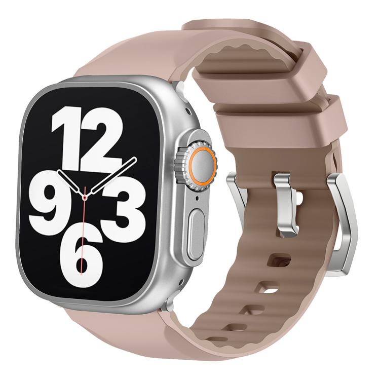 Kalebol Contrast Two-tone Silicone Strap, For Apple Watch 46mm / 49mm / 45mm / 44mm, For Apple Watch 42mm / 41mm / 40mm / 38mm