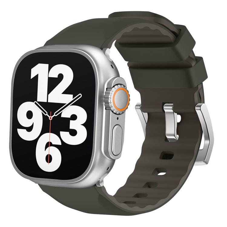 Kalebol Contrast Two-tone Silicone Strap, For Apple Watch 46mm / 49mm / 45mm / 44mm, For Apple Watch 42mm / 41mm / 40mm / 38mm