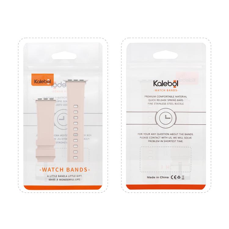 Kalebol Contrast Two-tone Silicone Strap, For Apple Watch 46mm / 49mm / 45mm / 44mm, For Apple Watch 42mm / 41mm / 40mm / 38mm