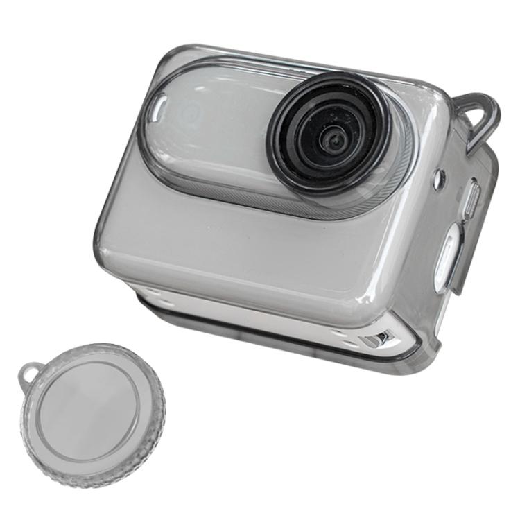 Body Soft TPU Protective Case with Lens Cover, For Insta360 Ace / Ace Pro / Pro 2, For Insta360 GO 3 / 3S