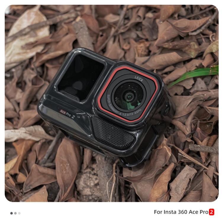 Body Soft TPU Protective Case with Lens Cover, For Insta360 Ace / Ace Pro / Pro 2, For Insta360 GO 3 / 3S