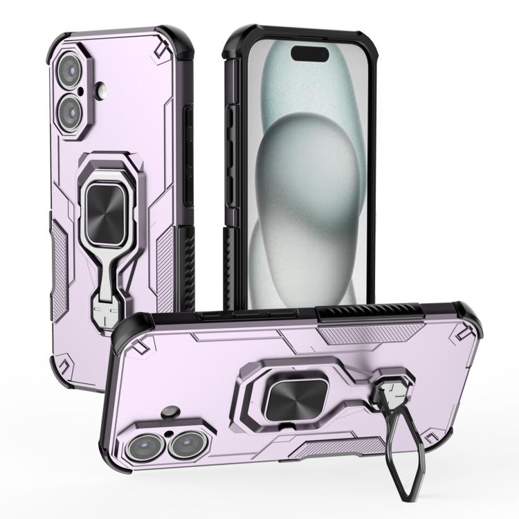 Metal Kickstand TPU Hybrid PC Phone Case, For iPhone 16e, For iPhone 16 Pro Max, For iPhone 16 Pro, For iPhone 16 Plus