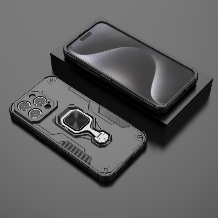 Metal Kickstand TPU Hybrid PC Phone Case, For iPhone 16, For iPhone 15 Pro Max, For iPhone 15 Pro, For iPhone 14 Plus / 15 Plus