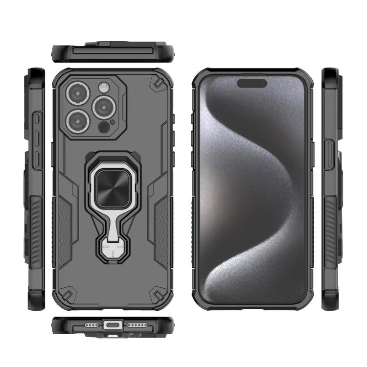 Metal Kickstand TPU Hybrid PC Phone Case, For iPhone 16, For iPhone 15 Pro Max, For iPhone 15 Pro, For iPhone 14 Plus / 15 Plus