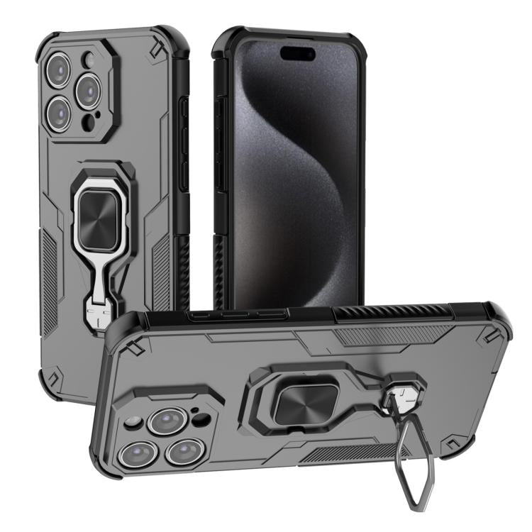 Metal Kickstand TPU Hybrid PC Phone Case, For iPhone 16, For iPhone 15 Pro Max, For iPhone 15 Pro, For iPhone 14 Plus / 15 Plus