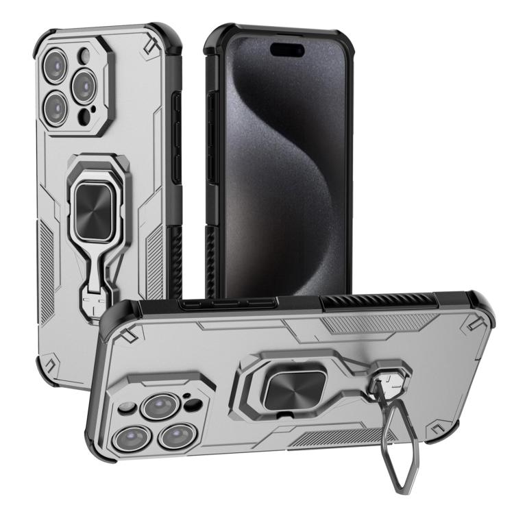 Metal Kickstand TPU Hybrid PC Phone Case, For iPhone 16, For iPhone 15 Pro Max, For iPhone 15 Pro, For iPhone 14 Plus / 15 Plus