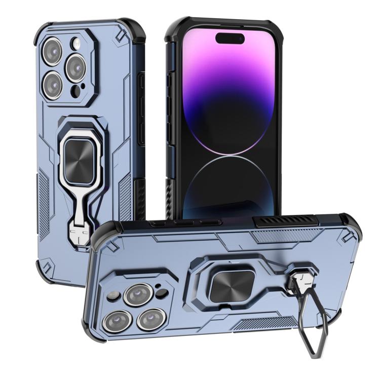 Metal Kickstand TPU Hybrid PC Phone Case, For iPhone 16, For iPhone 15 Pro Max, For iPhone 15 Pro, For iPhone 14 Plus / 15 Plus