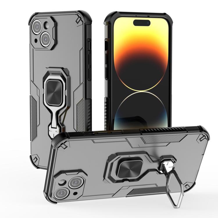 Metal Kickstand TPU Hybrid PC Phone Case, For iPhone 16, For iPhone 15 Pro Max, For iPhone 15 Pro, For iPhone 14 Plus / 15 Plus
