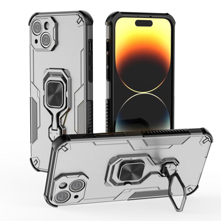 Metal Kickstand TPU Hybrid PC Phone Case, For iPhone 16, For iPhone 15 Pro Max, For iPhone 15 Pro, For iPhone 14 Plus / 15 Plus
