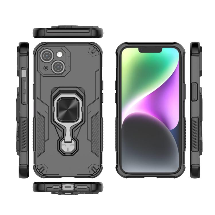 Metal Kickstand TPU Hybrid PC Phone Case, For iPhone 15, For iPhone 14, For iPhone 14 Pro, For iPhone 14 Pro Max