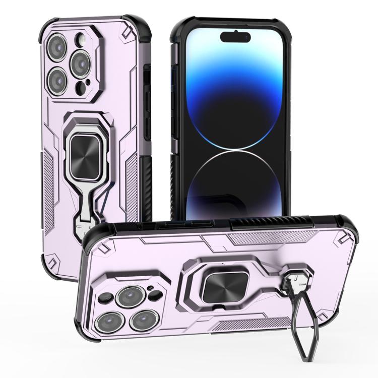 Metal Kickstand TPU Hybrid PC Phone Case, For iPhone 15, For iPhone 14, For iPhone 14 Pro, For iPhone 14 Pro Max