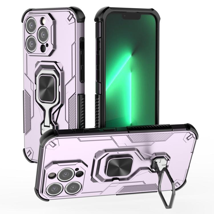 Metal Kickstand TPU Hybrid PC Phone Case, For iPhone 13 Pro Max, For iPhone 13 Pro, For iPhone 13