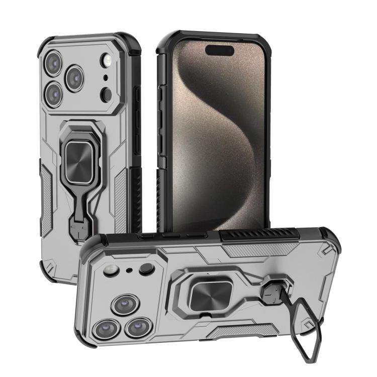 Metal Kickstand TPU Hybrid PC Phone Case, For iPhone 17 Pro Max, For iPhone 17 Pro, For iPhone 17, For iPhone 17 Air