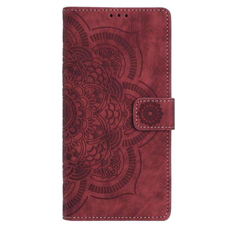 Mandala Embossed Retro Frosted Leather Phone Case, For iPhone 17 Pro Max, For iPhone 17 Pro, For iPhone 17, For iPhone 17 Air