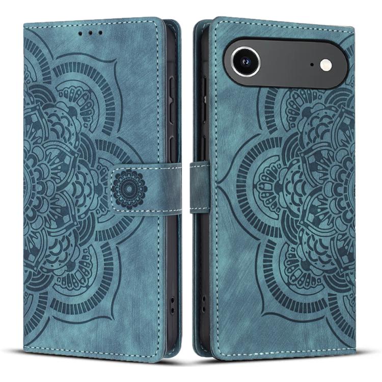 Mandala Embossed Retro Frosted Leather Phone Case, For iPhone 17 Pro Max, For iPhone 17 Pro, For iPhone 17, For iPhone 17 Air