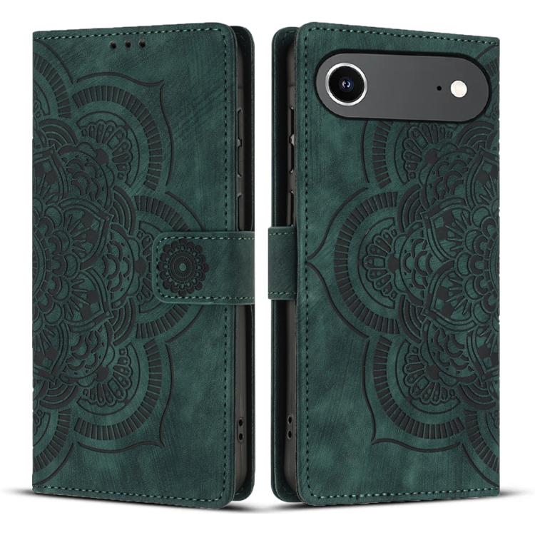 Mandala Embossed Retro Frosted Leather Phone Case, For iPhone 17 Pro Max, For iPhone 17 Pro, For iPhone 17, For iPhone 17 Air