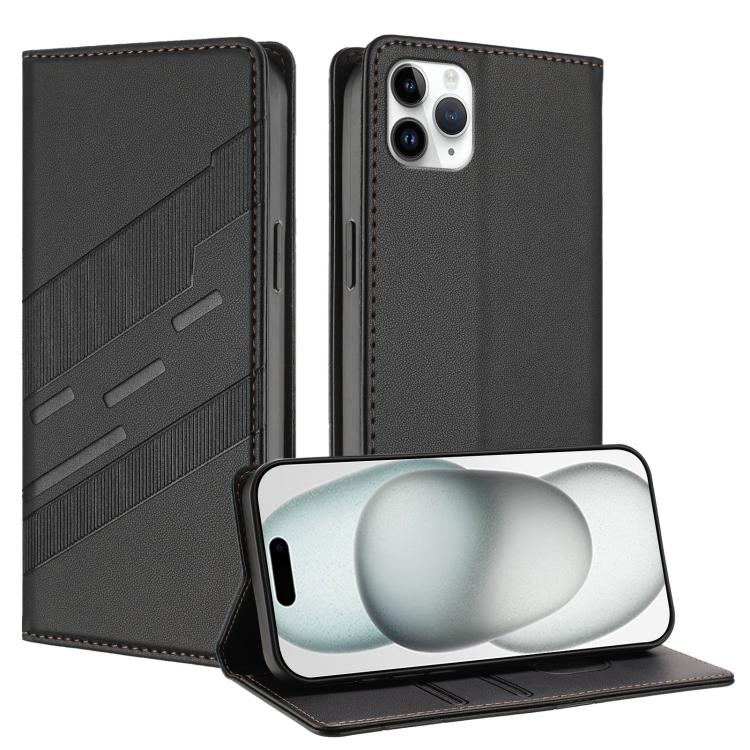 Embossed Multi-functional Wallet Retro Leather Phone Case, For iPhone 11 Pro Max, For iPhone 11, For iPhone 11 Pro