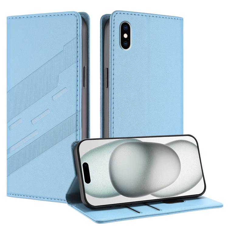 Embossed Multi-functional Wallet Retro Leather Phone Case, For iPhone XS / X, For iPhone XR, For iPhone XS Max