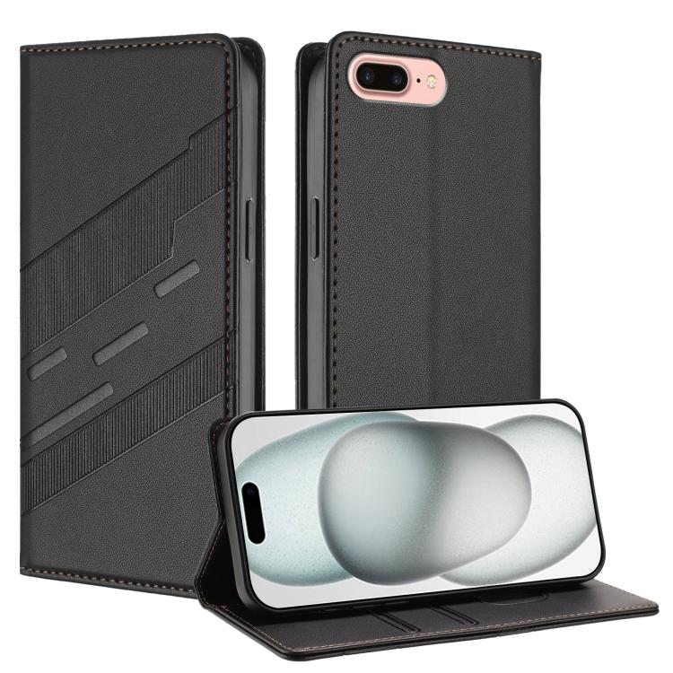 Embossed Multi-functional Wallet Retro Leather Phone Case, For iPhone 8 Plus / 7 Plus