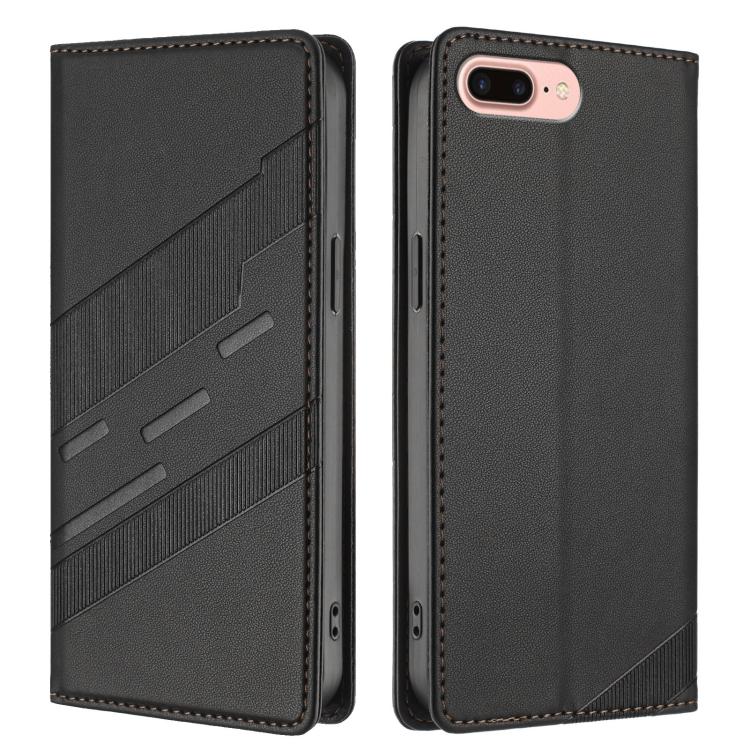 Embossed Multi-functional Wallet Retro Leather Phone Case, For iPhone 8 Plus / 7 Plus