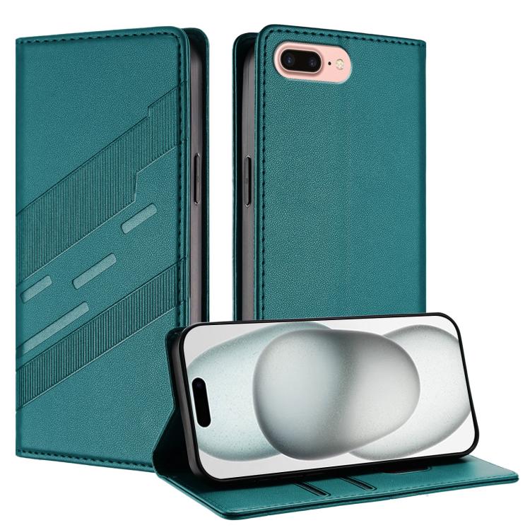 Embossed Multi-functional Wallet Retro Leather Phone Case, For iPhone 8 Plus / 7 Plus