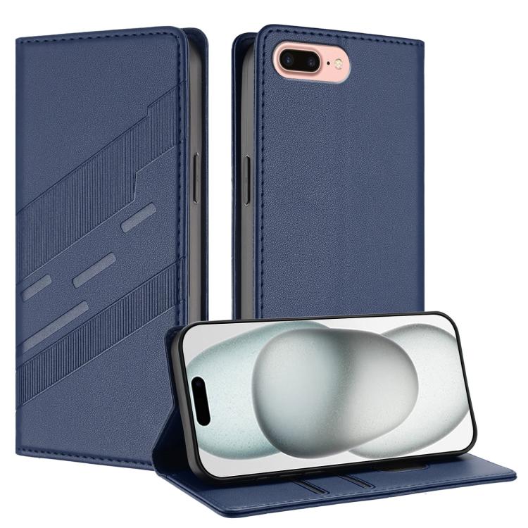 Embossed Multi-functional Wallet Retro Leather Phone Case, For iPhone 8 Plus / 7 Plus