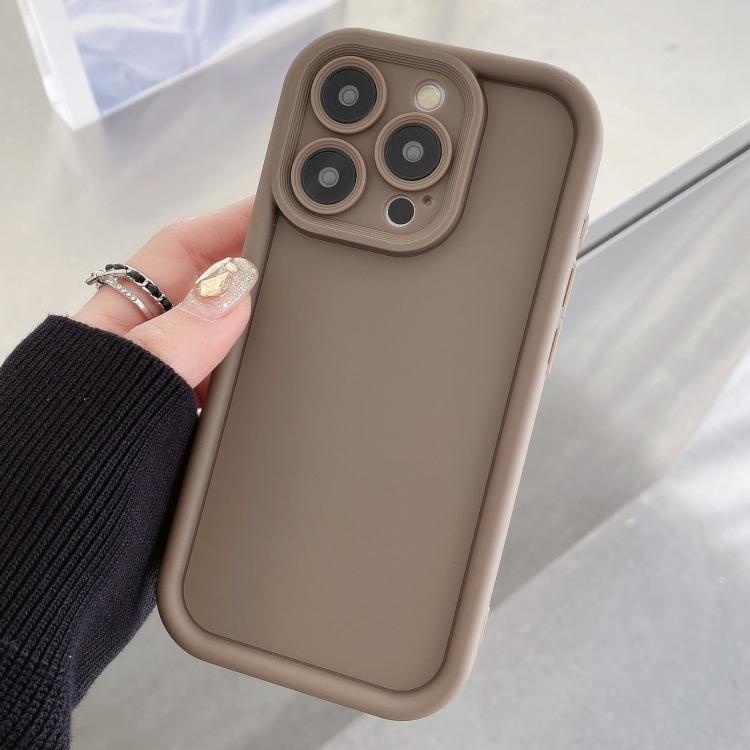 Shockproof Frame Frosted Precise Hole TPU Phone Case, For iPhone 15 Pro Max, For iPhone 15 Pro, For iPhone 15 Plus