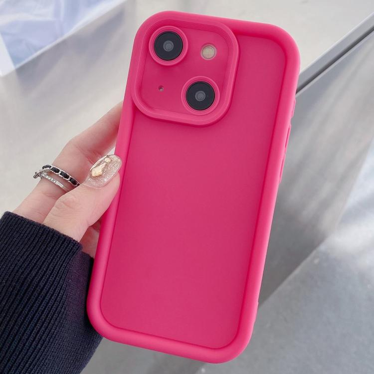 Shockproof Frame Frosted Precise Hole TPU Phone Case, For iPhone 15, For iPhone 14 Plus, For iPhone 14