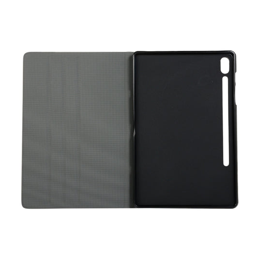 Galaxy Tab S8+ case open showing interior protective lining and card slots