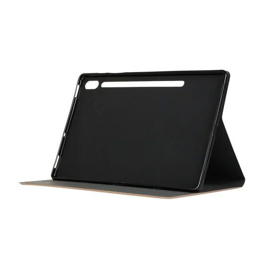 PU leather case Tab S8 Plus angled view demonstrating stand feature in use