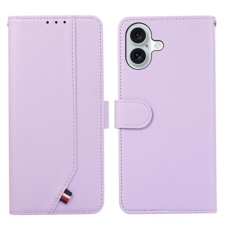 ABEEL Delicate Texture Splicing RFID Leather Phone Case, For iPhone 17 Pro Max, For iPhone 17 Pro, For iPhone 17, For iPhone 17 Air