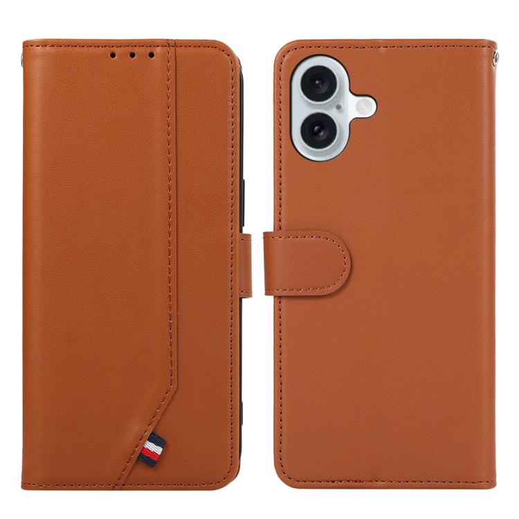 ABEEL Delicate Texture Splicing RFID Leather Phone Case, For iPhone 17 Pro Max, For iPhone 17 Pro, For iPhone 17, For iPhone 17 Air