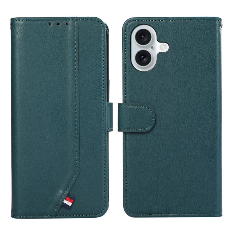 ABEEL Delicate Texture Splicing RFID Leather Phone Case, For iPhone 17 Pro Max, For iPhone 17 Pro, For iPhone 17, For iPhone 17 Air