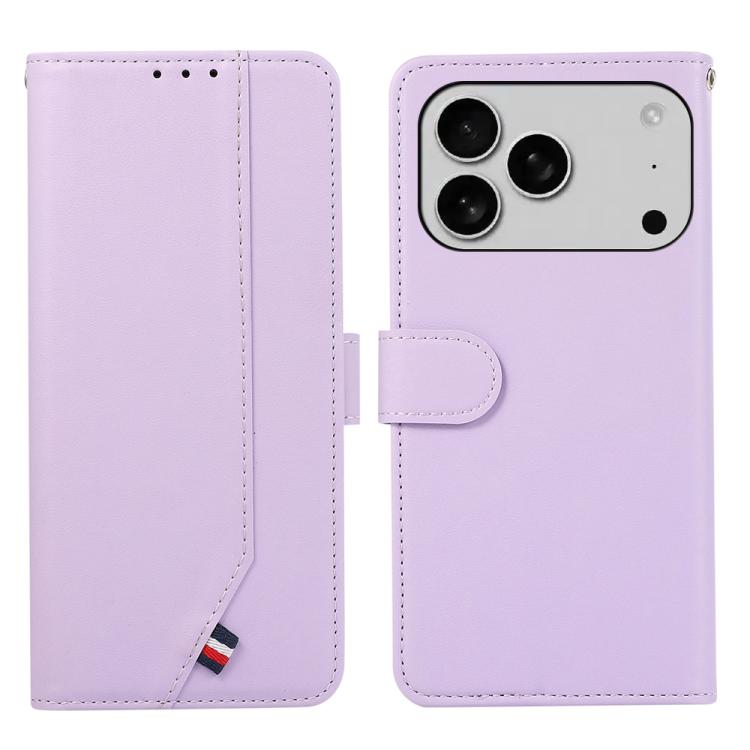 ABEEL Delicate Texture Splicing RFID Leather Phone Case, For iPhone 17 Pro Max, For iPhone 17 Pro, For iPhone 17, For iPhone 17 Air