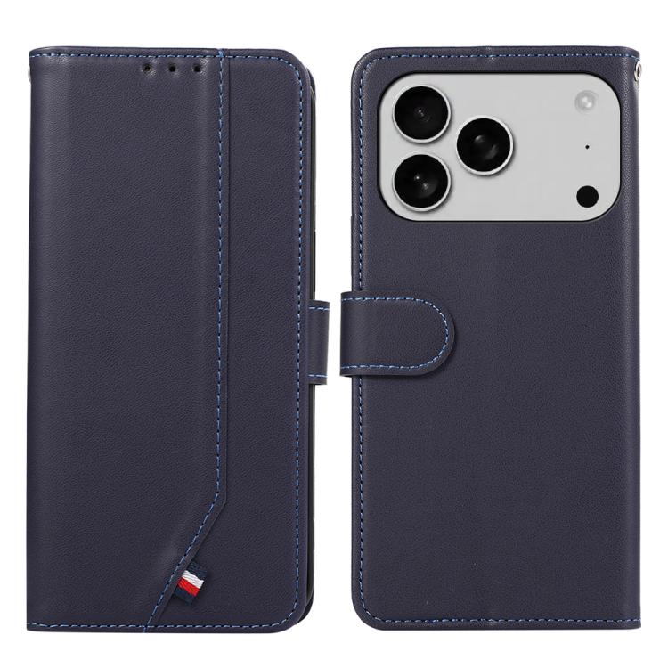 ABEEL Delicate Texture Splicing RFID Leather Phone Case, For iPhone 17 Pro Max, For iPhone 17 Pro, For iPhone 17, For iPhone 17 Air