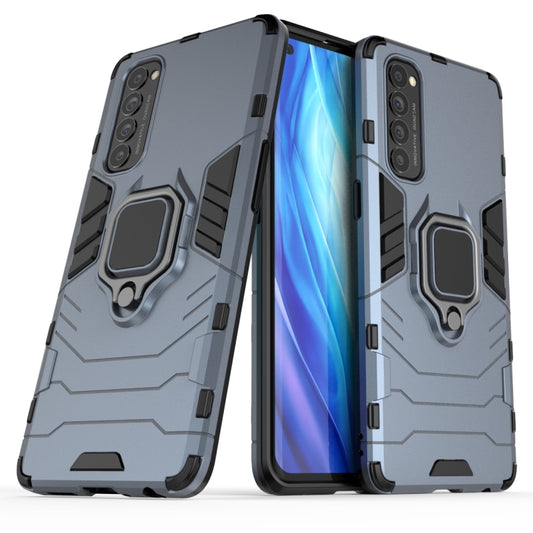 Shockproof PC TPU protective case with magnetic ring holder for Samsung Galaxy phones
