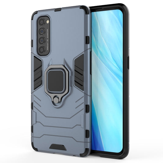Dual-layer protective case featuring reinforced corners and magnetic ring stand