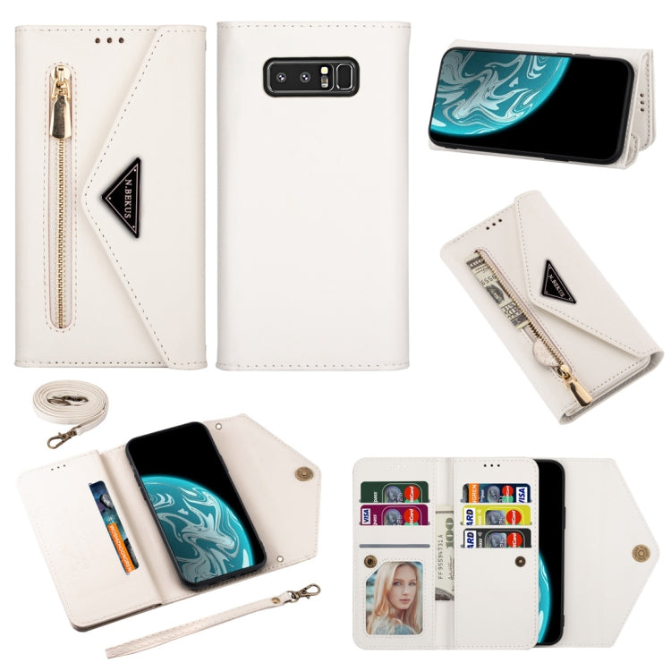 Skin Feel Zipper Horizontal Flip Leather Case with Holder & Card Slots & Photo Frame & Lanyard & Long Rope, For Samsung Galaxy Note9, For Samsung Galaxy S9, For Samsung Galaxy S9+, For Samsung Galaxy Note8