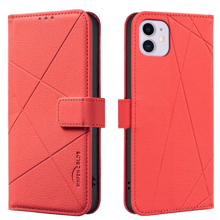 Geometric Pattern RFID Leather Phone Case, For iPhone 12 Pro Max, For iPhone 11 Pro Max, For iPhone 11, For iPhone 11 Pro
