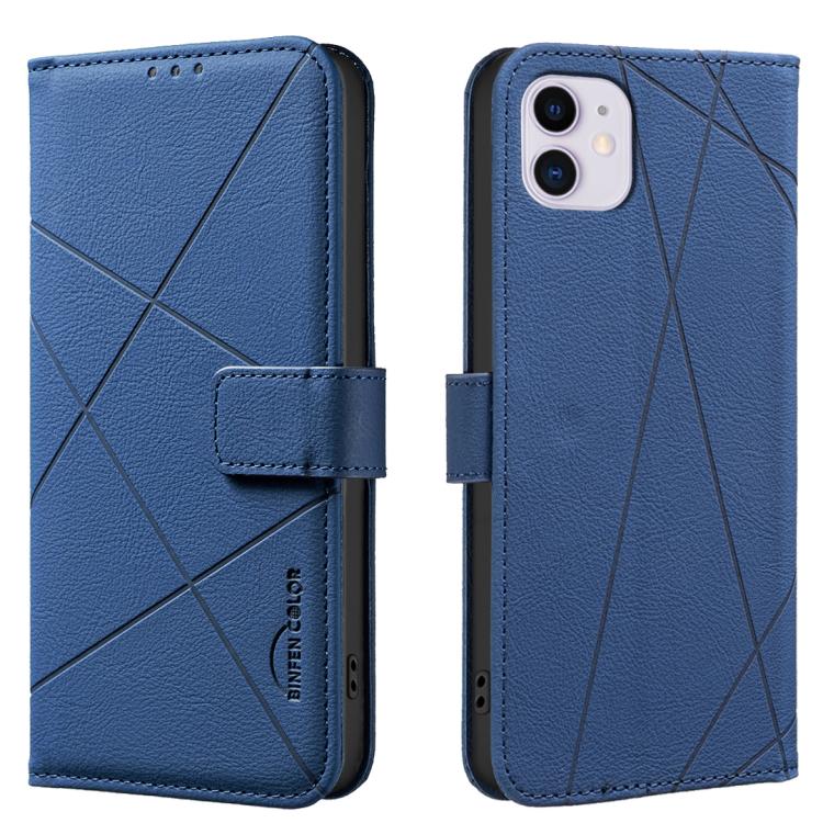 Geometric Pattern RFID Leather Phone Case, For iPhone 6 / 7 / 8 / SE, For iPhone 13 Pro Max, For iPhone 13 Pro, For iPhone 12 / 12 Pro