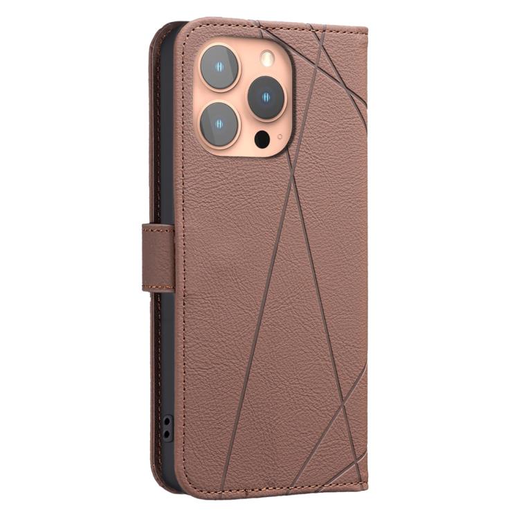Geometric Pattern RFID Leather Phone Case, For iPhone 12 Pro Max, For iPhone 11 Pro Max, For iPhone 11, For iPhone 11 Pro