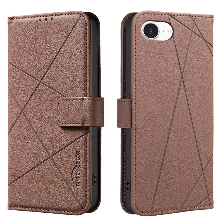 Geometric Pattern RFID Leather Phone Case, For iPhone 17 Pro Max, For iPhone 17 Pro, For iPhone 17, For iPhone 17 Air