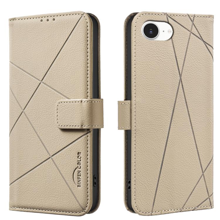 Geometric Pattern RFID Leather Phone Case, For iPhone 16e, For iPhone 16 Pro Max, For iPhone 16 Pro, For iPhone 16 Plus