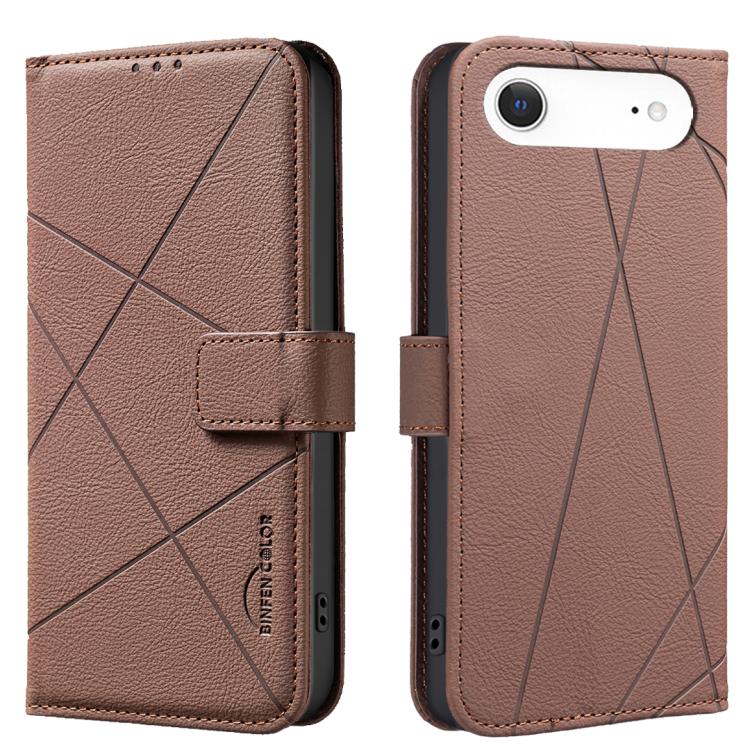 Geometric Pattern RFID Leather Phone Case, For iPhone 17 Pro Max, For iPhone 17 Pro, For iPhone 17, For iPhone 17 Air