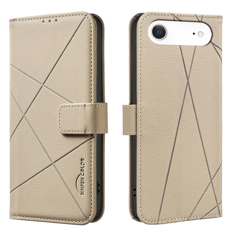 Geometric Pattern RFID Leather Phone Case, For iPhone 16e, For iPhone 16 Pro Max, For iPhone 16 Pro, For iPhone 16 Plus