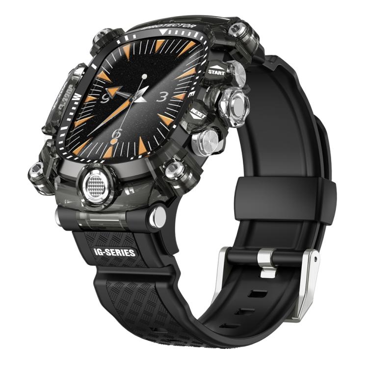 Metal Case Integrated Silicone Watch Band, For Apple Watch Series 10 46mm